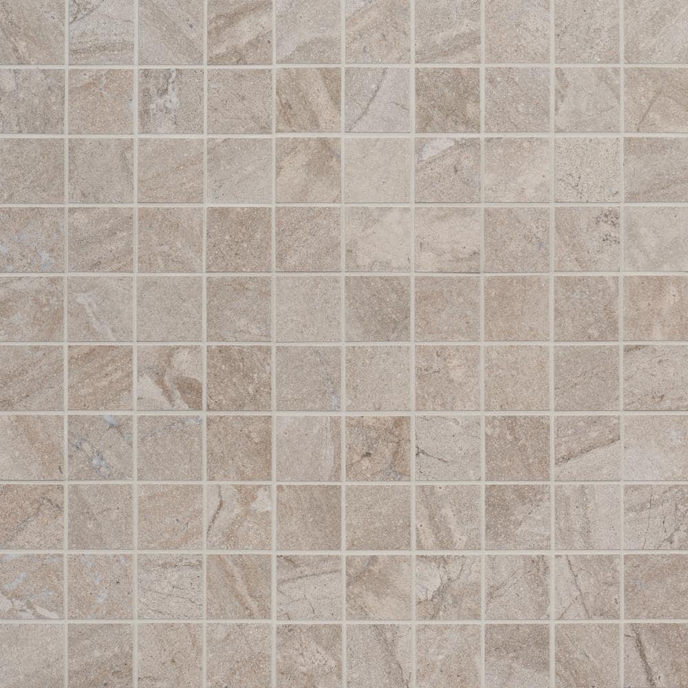 Mountain Beige Matte Porcelain Mosaic Tile for Indoor/Outdoor Use