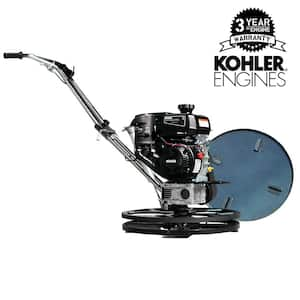 24 in. Concrete Finishing Kohler Walk Behind Edging Power Trowel with 6HP CH260 Kohler Engine