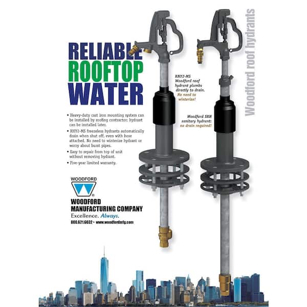 Woodford 3/4 in. Freezeless Sanitary Roof Hydrant SRH - The Home Depot