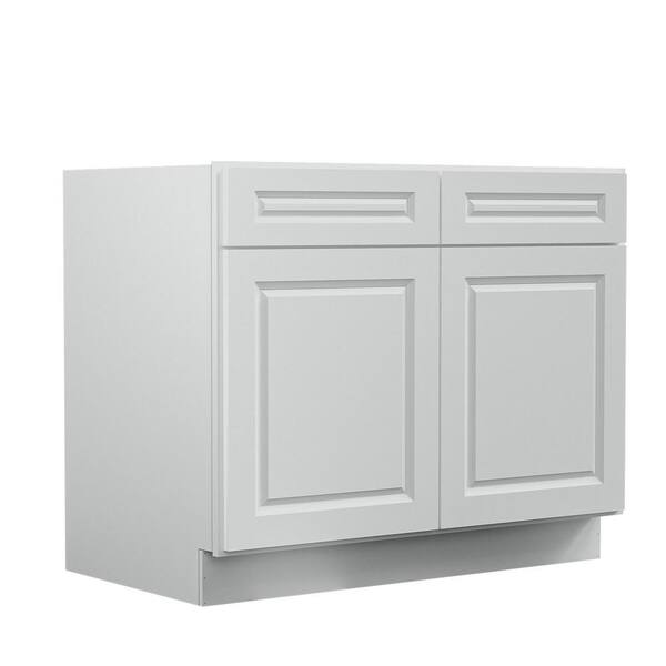 42 in. W x 24 in. D x 34.5 in. H Ready to Assemble Plywood Base Kitchen Cabinet in Shaker Dove