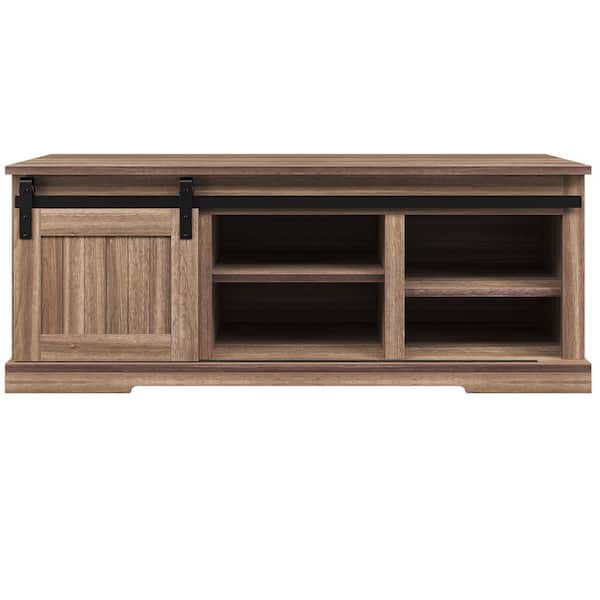 Utopia 4niture Clara 15.60 x 46.70 x 18 in Antique Brown Storage Bench