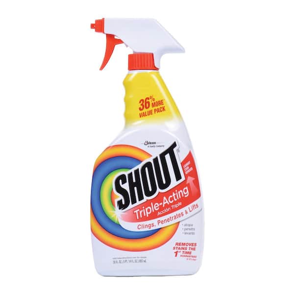 Shout 30 fl. oz. Triple-Acting Stain Remover Spray