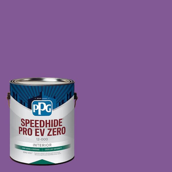 Speedhide Pro EV Zero 1 gal. PPG1250-7 Royal Lilac Semi-Gloss Interior Paint