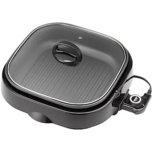 4 Qt. 3-in-1 Black Smokeless Grillet
