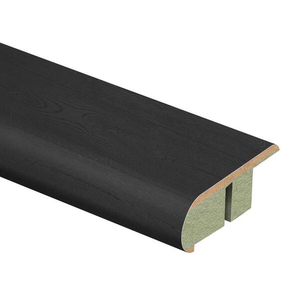 Zamma Pure Black Oak 3/4 in. T x 2-1/8 in. W x 94 in. L Laminate Stair Nose Molding