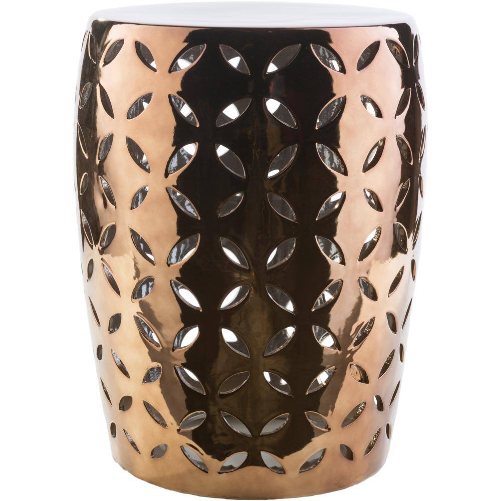 Artistic Weavers Araceli Brown Garden Stool S00151052045 - The Home Depot