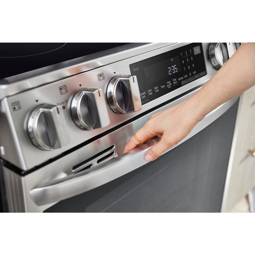 LG 6.3 Cu. Ft. Stainless Steel Smart Induction Range with Convection and Air Fry