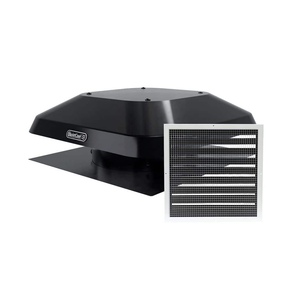 1838 CFM Roof Mount Whole House Fan with 16 in. x 16 in. Damper Grille