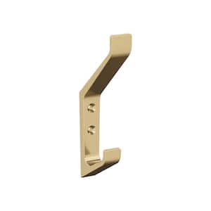 Emerge 5-7/16 in. L Champagne Bronze Double Prong Wall Hook