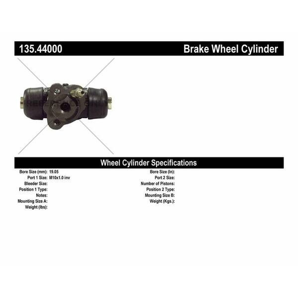 Centric Parts Drum Brake Wheel Cylinder