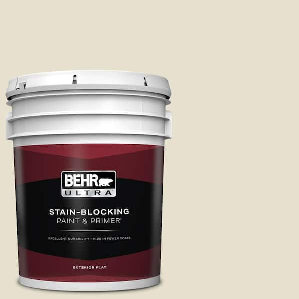 BEHR ULTRA 5 gal. #S350-1 Climate Change Flat Exterior Paint & Primer