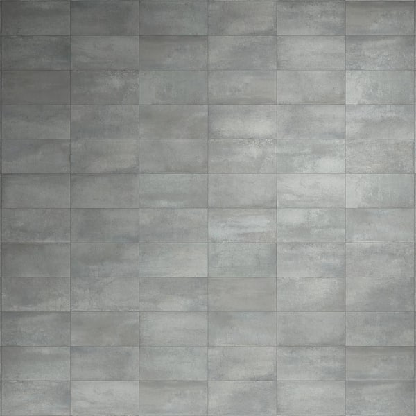 Ivy Hill Tile Forge Smoke 24 in. x 12 in. Matte Porcelain Floor and Wall Tile (7 Pieces, 13.56 sq. ft./Case)