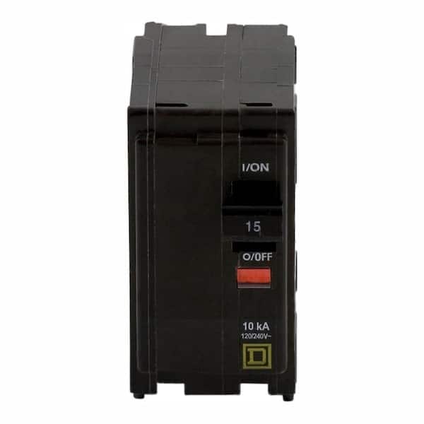 QO 15 Amp 2-Pole Circuit Breaker (3-Pack)