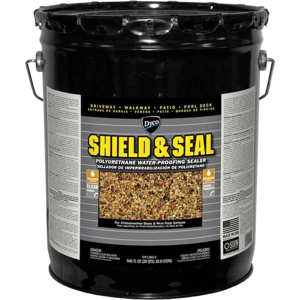 Dyco Paints SHIELD & SEAL 5 gal. 1380 Clear Polyurethane Waterproofing Sealer