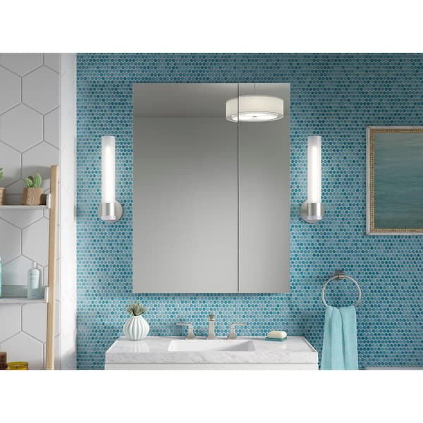 Maxstow 30 in. x 40 in. Frameless Surface-Mount Aluminum Medicine Cabinet Maxstow 30 in. x 40 in. Frameless Surface-Mount Aluminum Medicine Cabinet