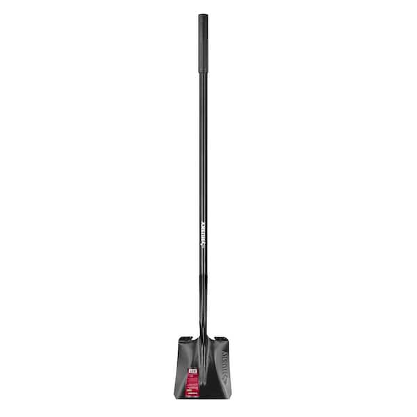 47 in. L Fiberglass Handle Carbon Steel Transfer Shovel with Grip