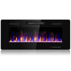 5100 BTU 42 in. Electric Remote Control Wall Electric Fireplace