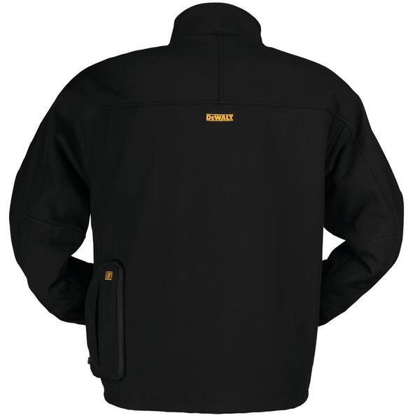 DEWALT Men's Medium 20V MAX XR Lithium Ion Black Soft Shell Jacket