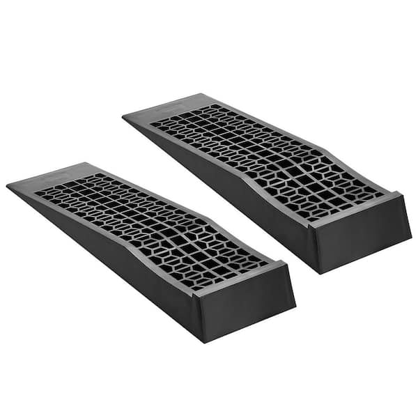 Car Ramps, 2 PCS 20000 lbs. GVW Capacity, 2.56 in. Lift Height, Portable Low Profile Car Service Ramps for Oil Changes