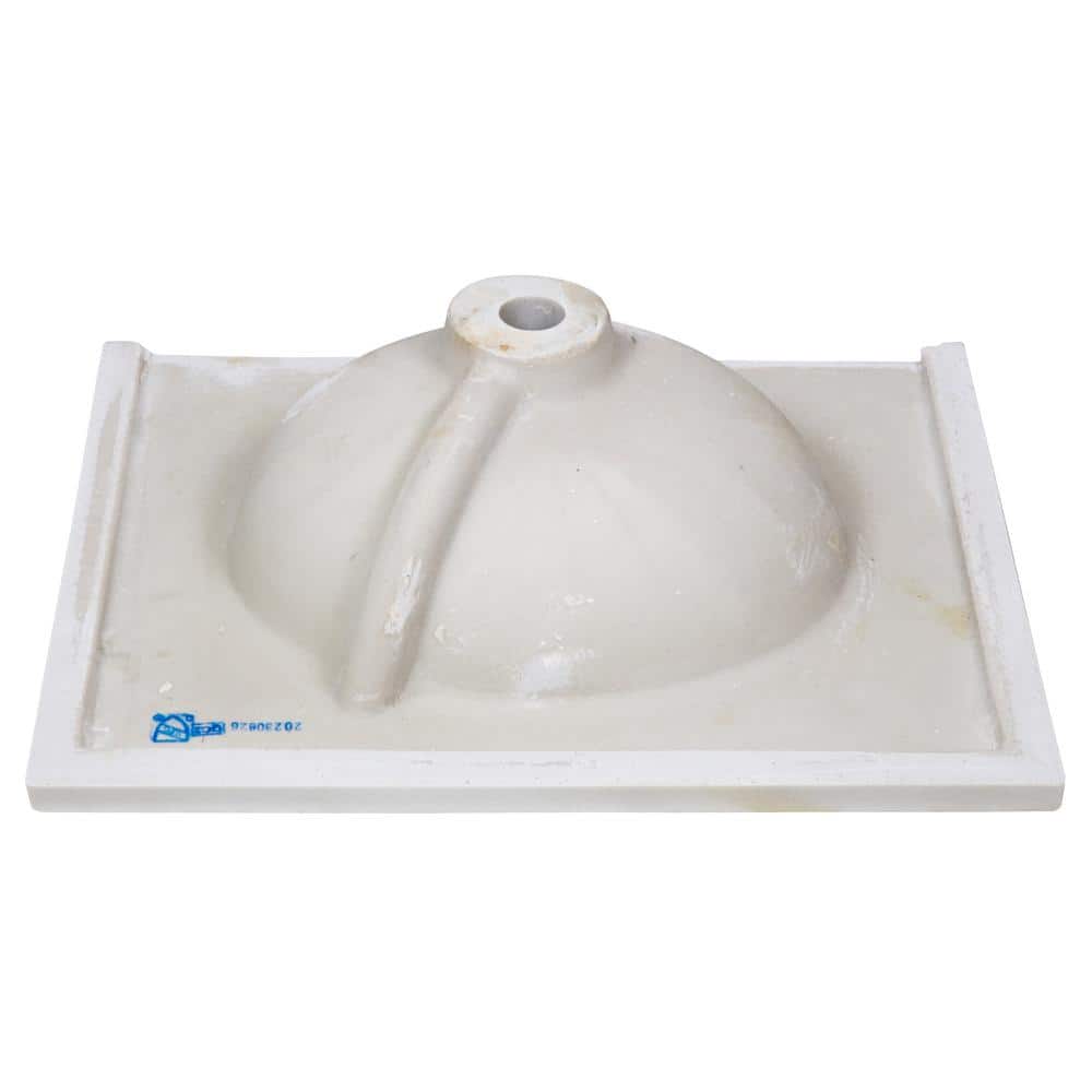 25-Inch Ivory Swirl Cultured Marble Vanity Top with Backsplash