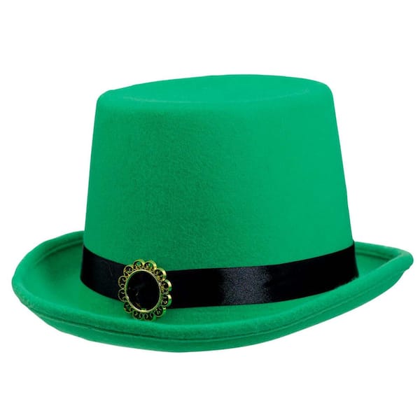 Amscan Green Felt Leprechaun St. Patrick's Day Top Hat (2-Pack)