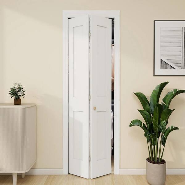 VESEV 24 in. x 80 in. Interior White Primed 2-panel Solid Core