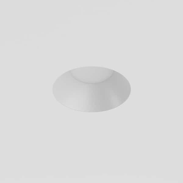 Inspira 2 in. White Round Trimless Integrated LED Canless Recessed Lighting Kit Selectable 5CCT 9W 700LM ETL (1-Pack)