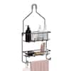 Dracelo 11.5 in. W x 4.5 in. D x 5 in. H Bronze Shower Caddy Bathroom  Shower Organizer Shelf with Hooks, 2 Pack B096TWG613 - The Home Depot