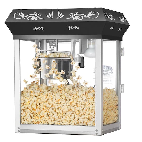 Great Northern Foundation 6 oz. Black Countertop Popcorn Machine