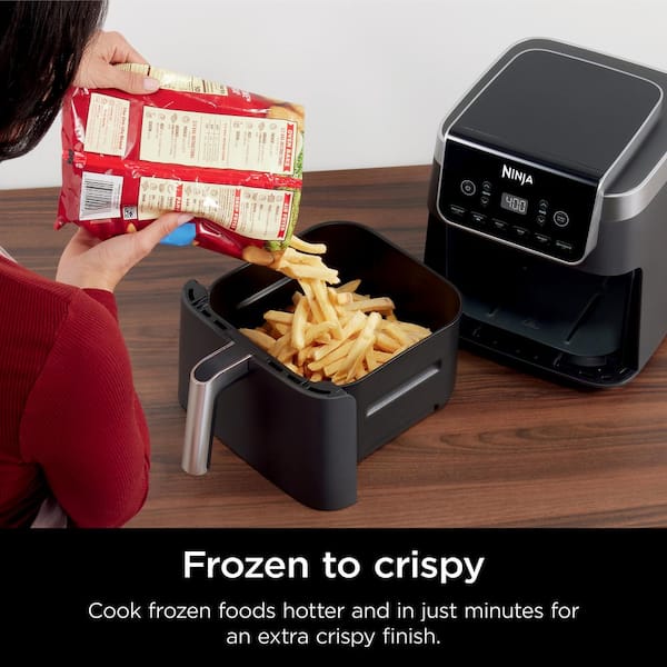 NINJA 6.5 qt. Grey Air Fryer Pro XL 6 in. 1 with Nonstick Basket