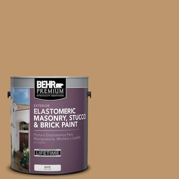 BEHR PREMIUM 1 gal. #MS-37 Canyonland Elastomeric Masonry, Stucco and Brick Exterior Paint