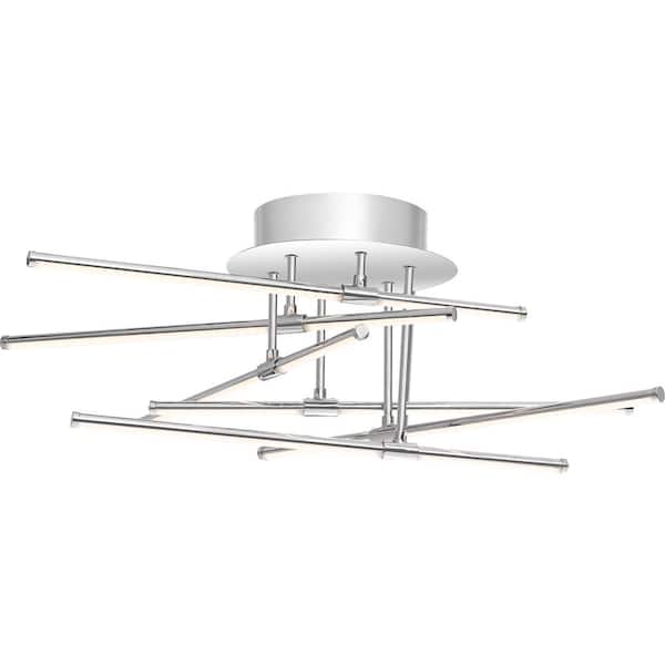 Quoizel Lightshow Polished Chrome LED Semi-Flush Mount