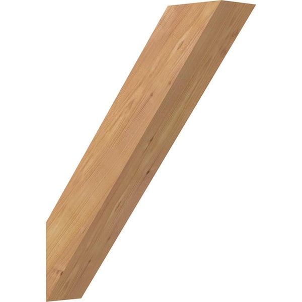 Ekena Millwork 3 1/2"W x 16"D x 20"H Traditional Smooth Knee Brace, Western Red Cedar