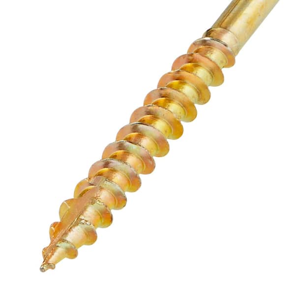 Everbilt #9 x 3 in. Yellow Zinc Star Torx Drive Flat Head Wood