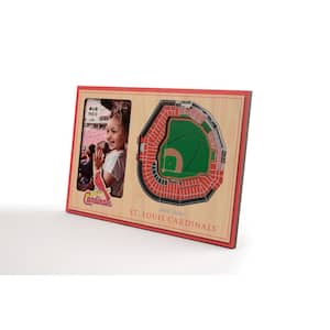 MLB St. Louis Cardinals Team Colored 3D StadiumView with 4 in. x 6 in. Picture Frame