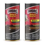 AMDRO 1 lb. Mole and Gopher Killer Bait Ready-To-Use for Lawns (2