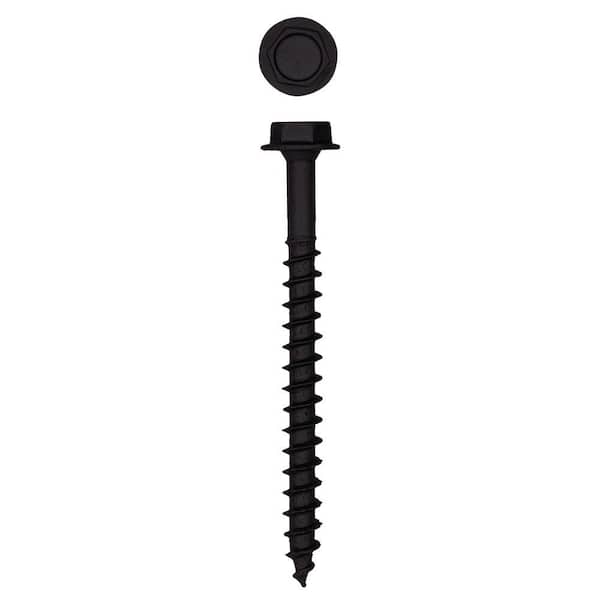 1/4 in. x 3 in. Exterior Hex Head Structural Wood Lag Screws Powerlags Hex (50 Each) Bit Included