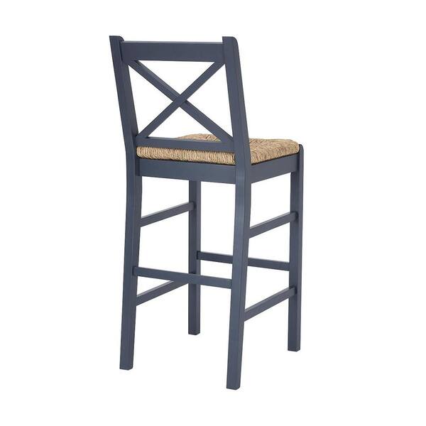 Home Decorators Collection Dorsey, Rush Seat Bar Stools With Backs
