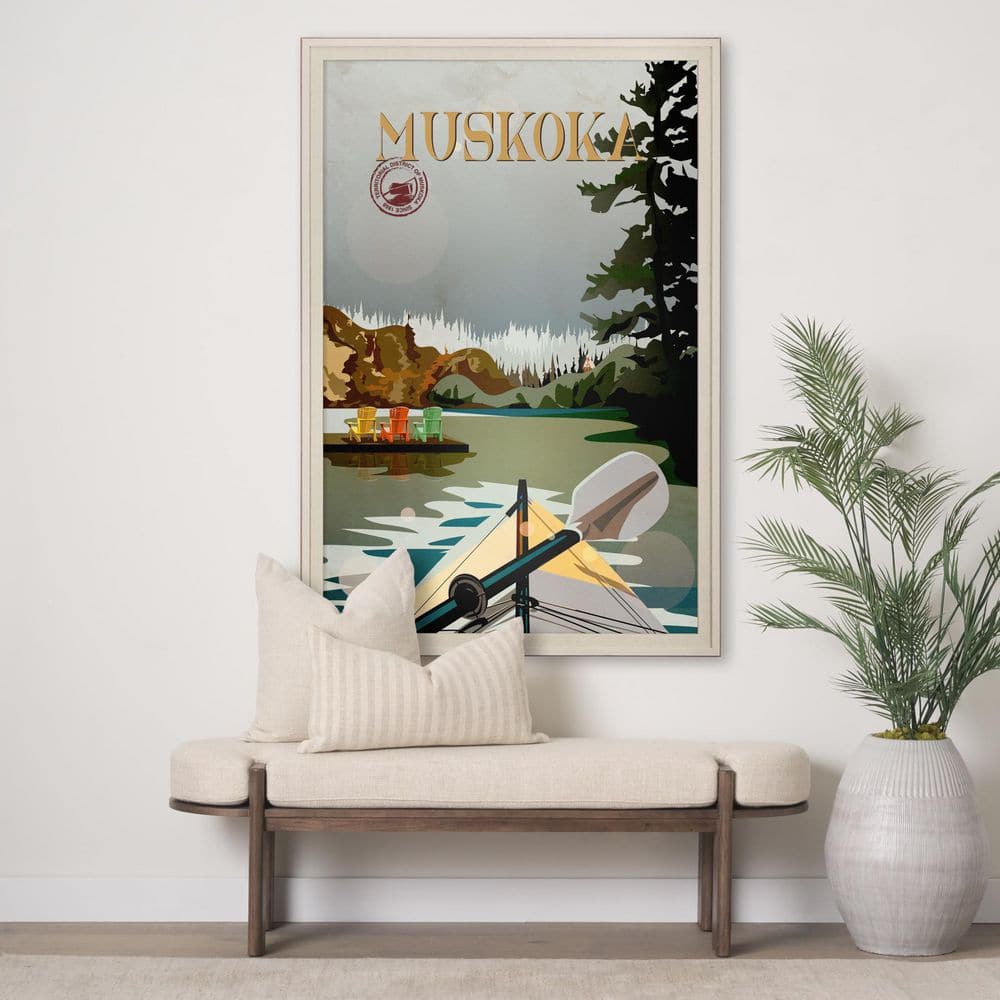 Muskoka Go Series 1 Brown Framed Paper Print Framed Art 61.5 in x 41.5 in. price history on PriceWatchPro
