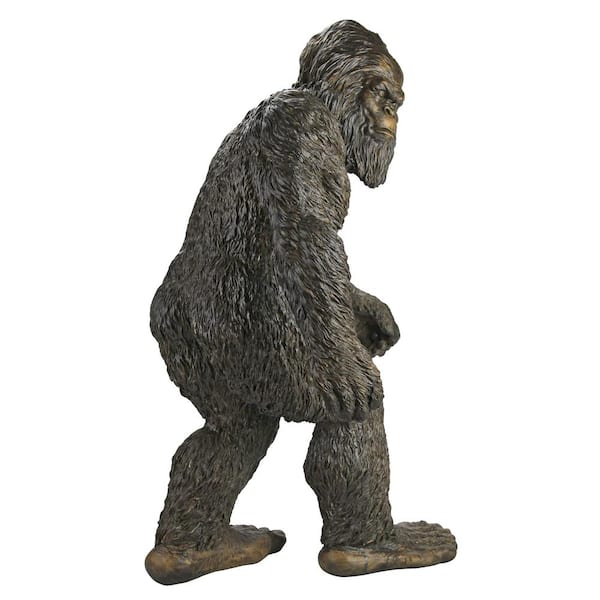 Design Toscano Bigfoot The Garden Yeti Statue, Brown, Large