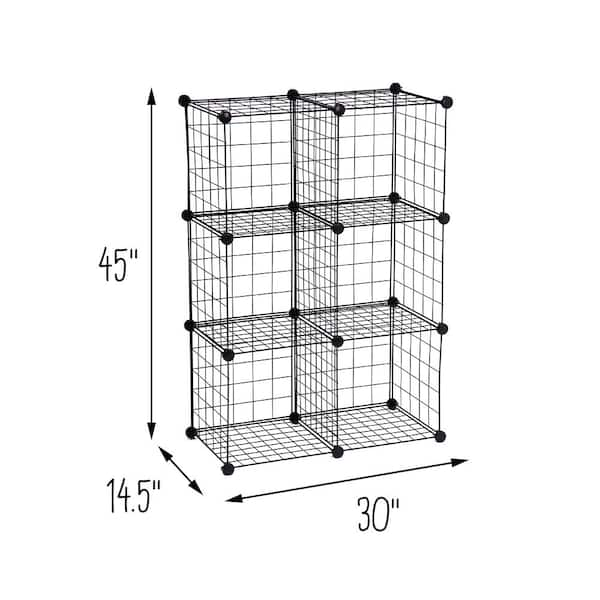 https://images.thdstatic.com/productImages/e24a36a7-8115-45c0-836b-befcd56ce573/svn/black-honey-can-do-cube-storage-organizers-shf-09484-1f_600.jpg