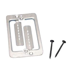 4-1/4 in. L x 2-1/2 in. W Single-Gang Low-Voltage Device Mounting Bracket (2-Pack)