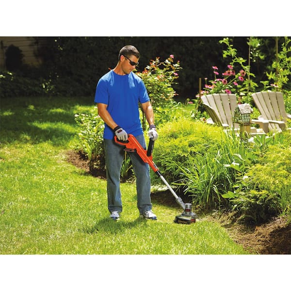 BLACK+DECKER 20V MAX String Trimmer and Edger, Cordless, 12 Inch, 2-Speed  Control, 2