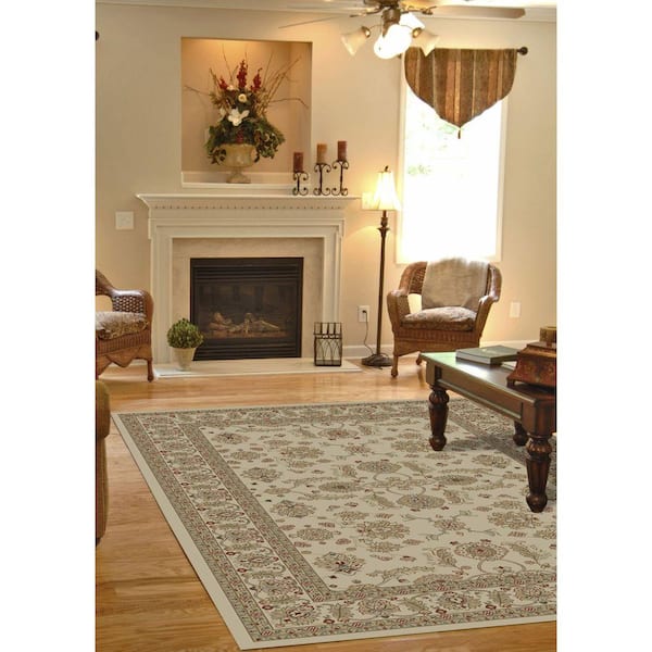 Jewel Antep Ivory 5 ft. x 8 ft. Area Rug