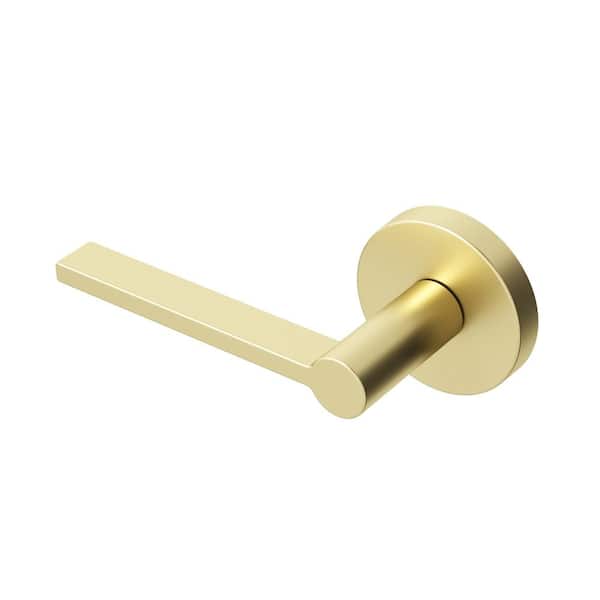 Okun Muse Metal Brushed Champagne Gold Dummy Door Handle with
