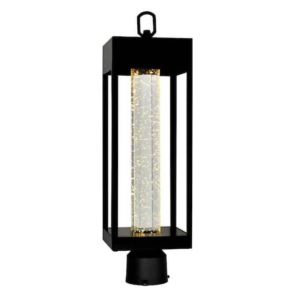 Rochester 1 Light LED Integrated Black Metal Outdoor Lantern Head