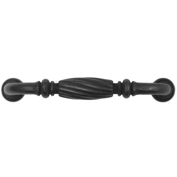 MNG Hardware French Twist 5 in. Center-to-Center Oil Rubbed Bronze Bar Pull  Cabinet Pull 84113 - The Home Depot