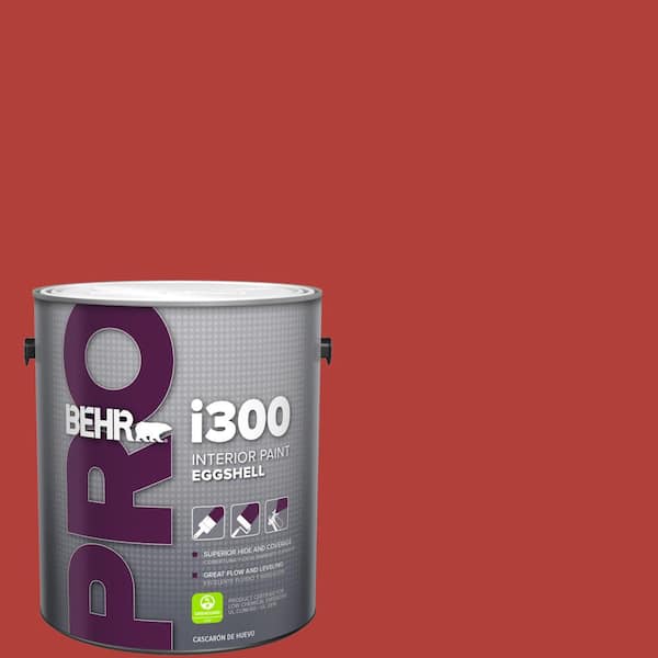 1 gal. #170B-7 Red Tomato Eggshell Interior Paint