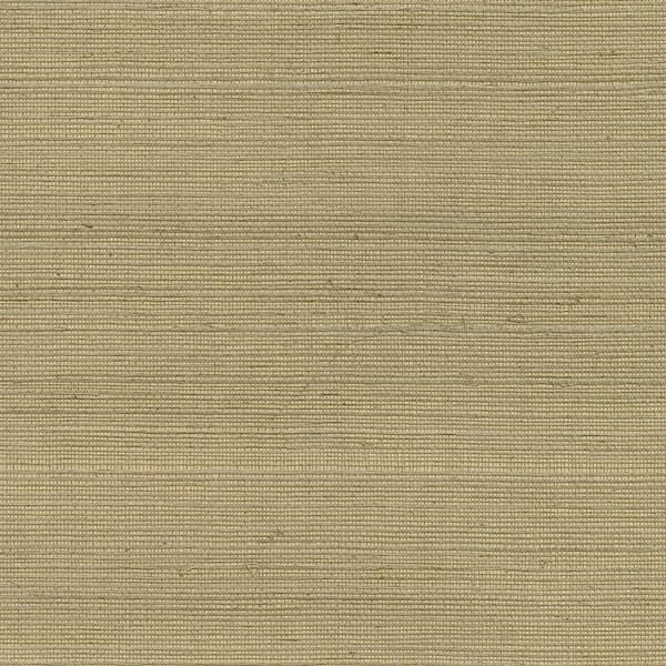 Kenneth James Luoma Light Brown Sisal Grasscloth Wallpaper Sample