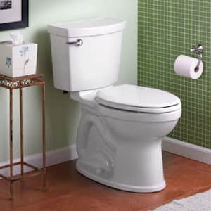 Champion 4 Max Tall Height Two-Piece 1.28 GPF Single Flush Elongated Toilet in White, Seat Not Included